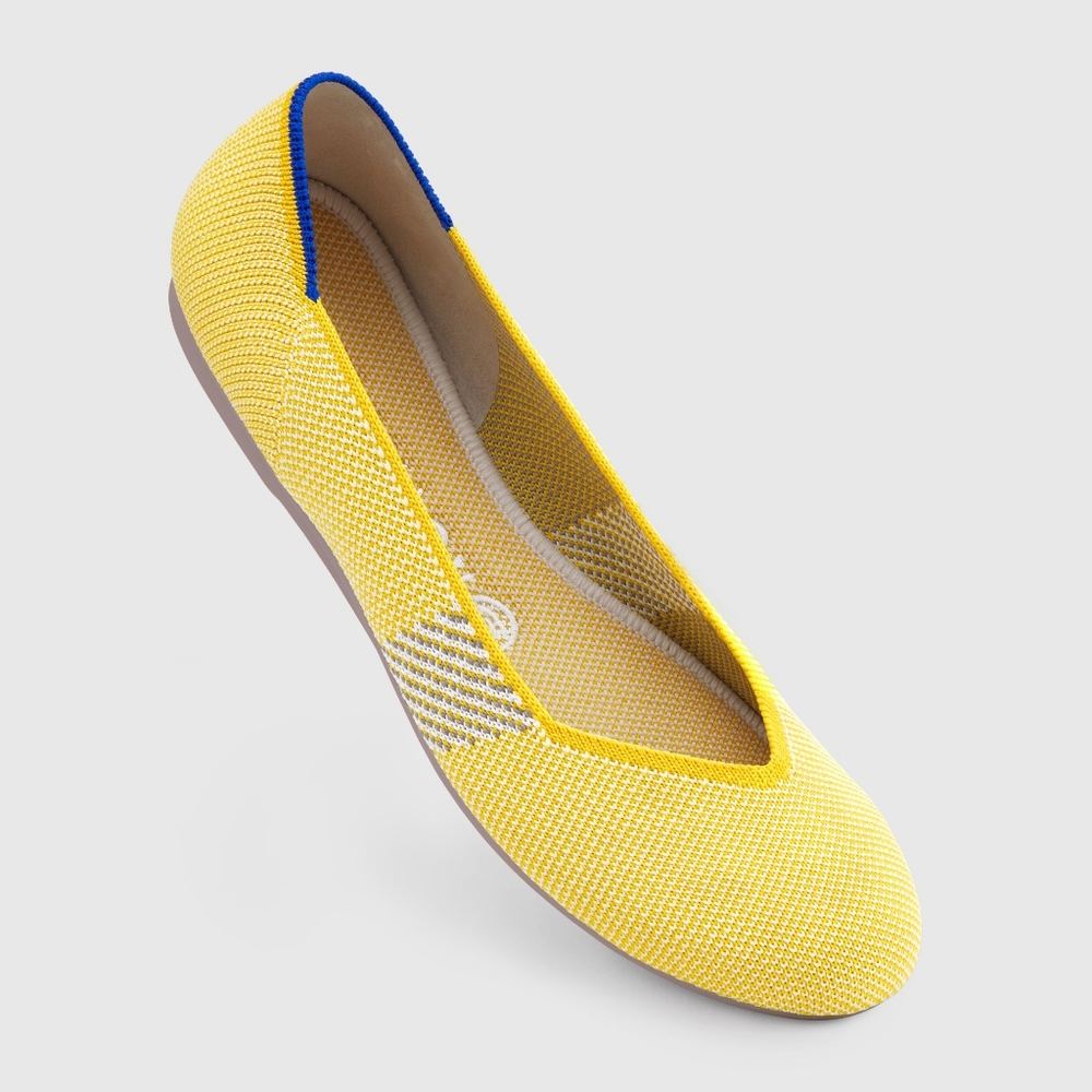 NWT! Rothys Sunshine Flat